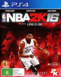 NBA 2K16 Playstation 4 US box art